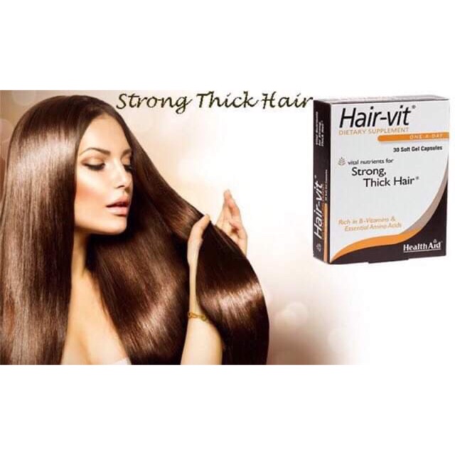 HealthAid Hair-Vit (Made in:Anh)(hàng chính hãng)(bổ sung vitamin cho tóc,móng,kích thích mọc tóc,giúp tóc móng khỏe)