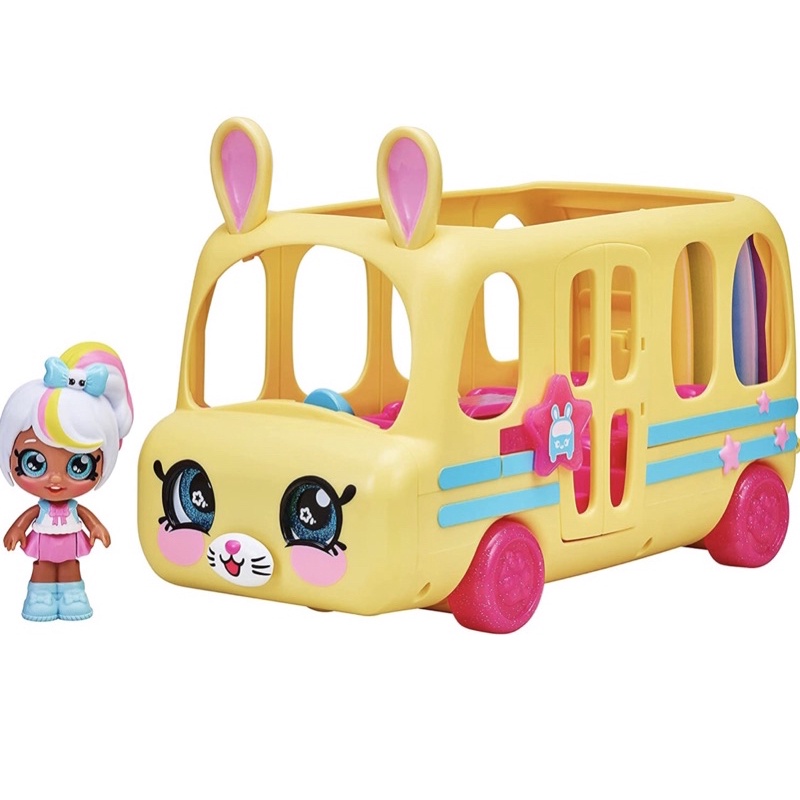 Set xe bus lớn Kindi Kids kèm một bé búp bê