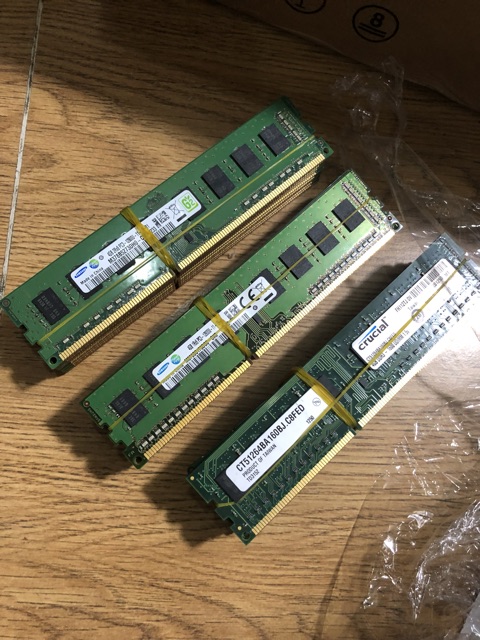 Ram máy tính bàn 2g ddr3 bus 1333 - 1600 2hand, chạy được G41, H61, H81, B75