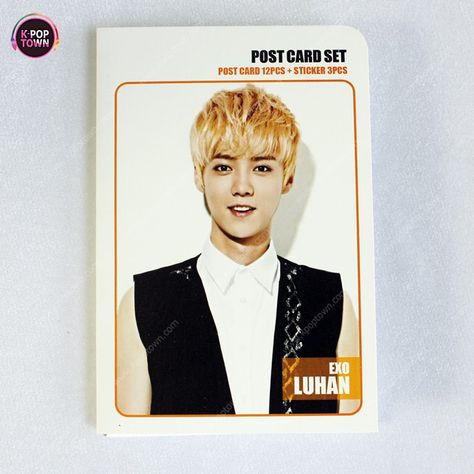 (UP) Hộp ảnh Postcard Luhan Lộc Hàm có ảnh dán sticker lomo in hình