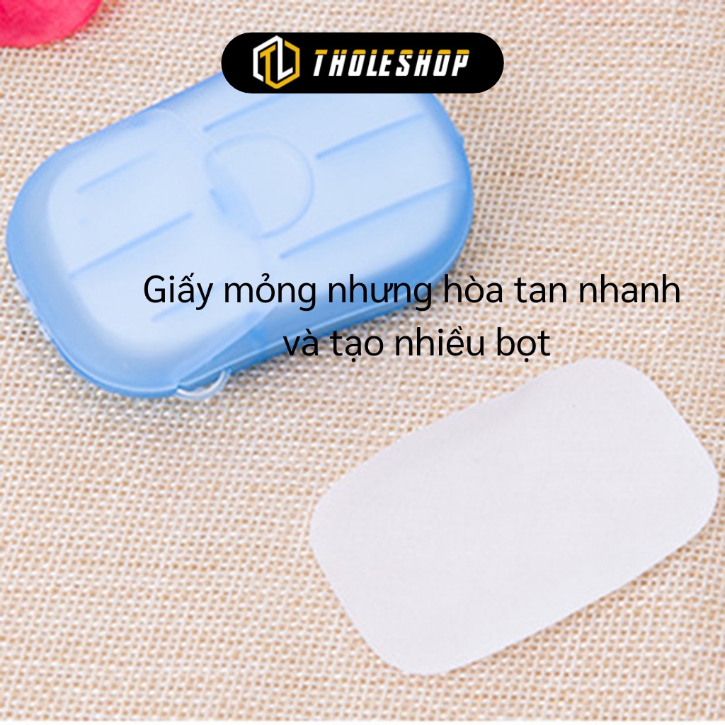 Xà Phòng Giấy - Hộp Xà Bông Khô Rửa Tay, Nhỏ Gọn Đem Đi Du Lịch 6441