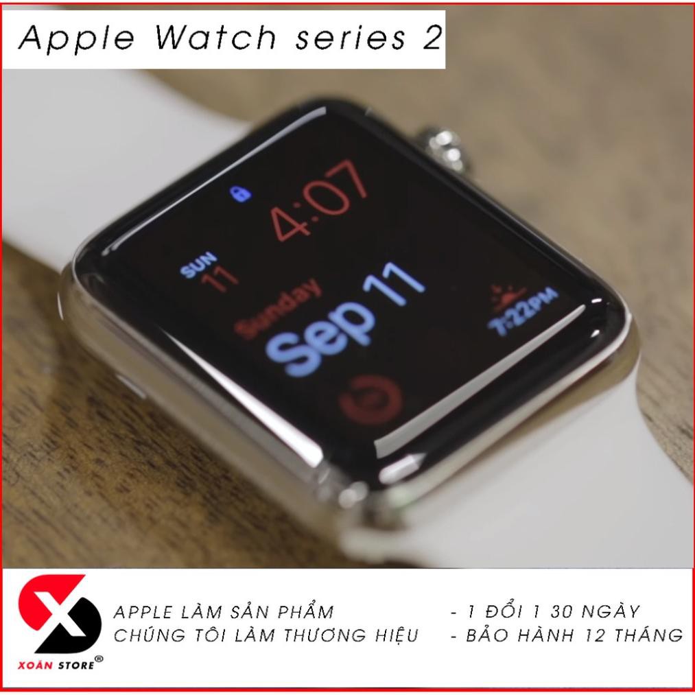 Đồng hồ Apple Watch Series 2 THÉP đẹp 99% nguyên bản BH 12 tháng 1 đổi 1 không sửa