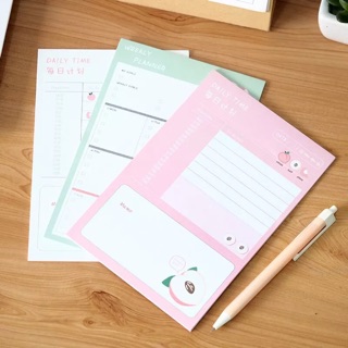 Tập note kế hoạch Planner ngày tuần tháng
