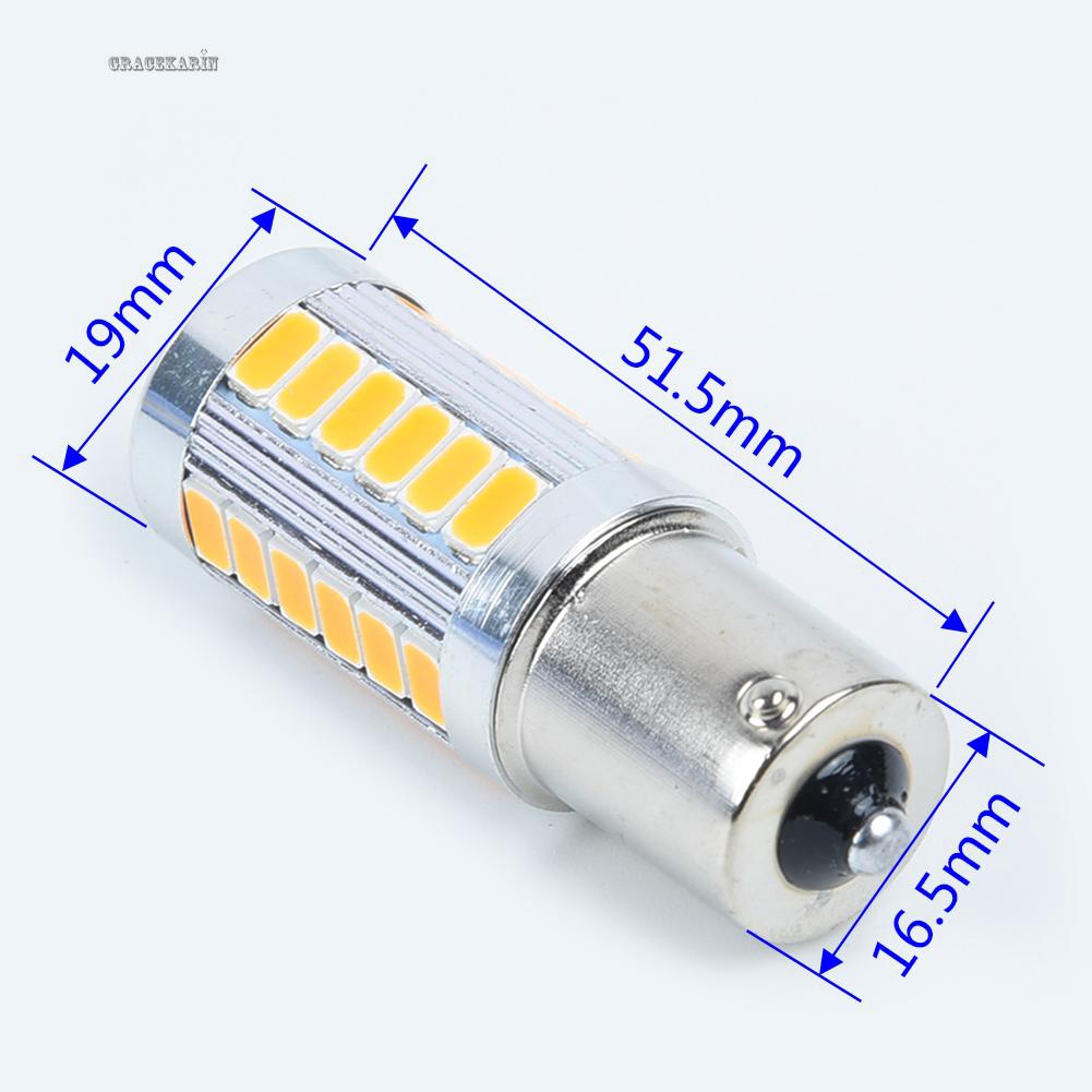 Bộ 2 đèn xi nhan 1156 Bau15S Py21W Dc 12v 24v dành cho xe hơi