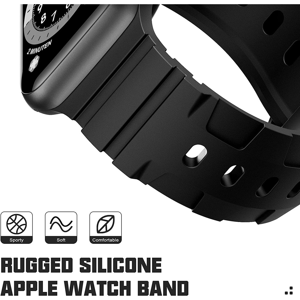 Dây Đeo Thay Thế Bằng Silicone Mềm 45mm 41mm Cho iWatch Series 8 7 / 6 / 5 / 4 / 3SE