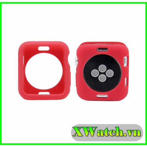 Ốp bảo vệ đồng hồ bằng silicon mềm nhiều màu cho Apple Watch iWatch Series 5/4/3/2/1 38mm 40mm 42mm 44mm