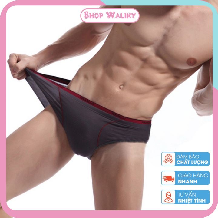 Quần Lót Nam Fukanglai Cao Cấp - Kiểu Tam Giác, Dáng Ôm Sát, Chất Cotton Siêu Co Giãn, Thoải Mái Khi Hoạt Động