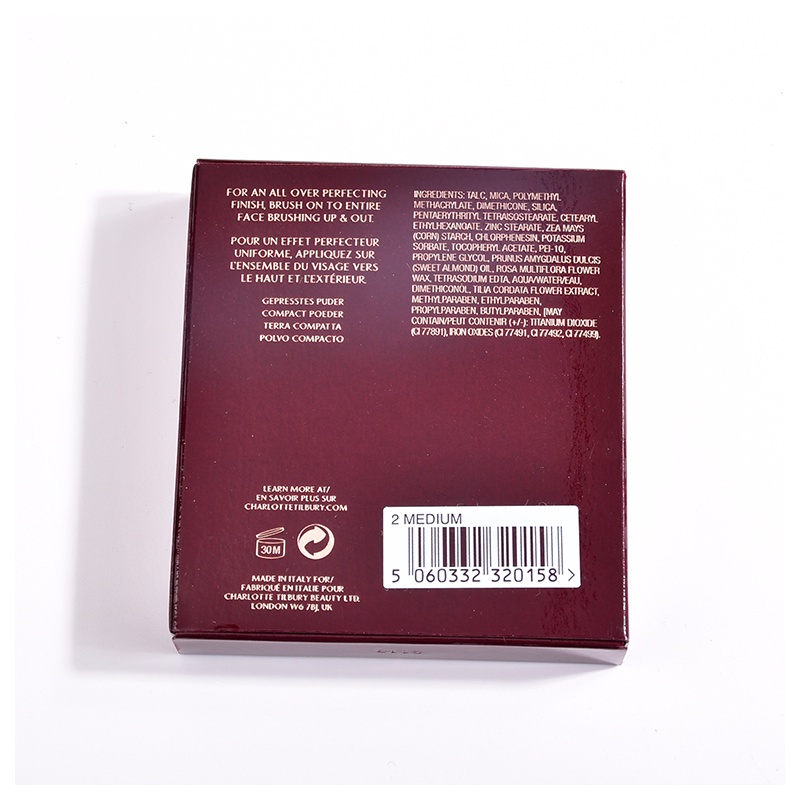 CHARLOTTE TILBURY Phấn Nén Trang Điểm Kiềm Dầu Không Tì Vết Thời Trang 8g Dành Cho CHARLOTTE Tilbry