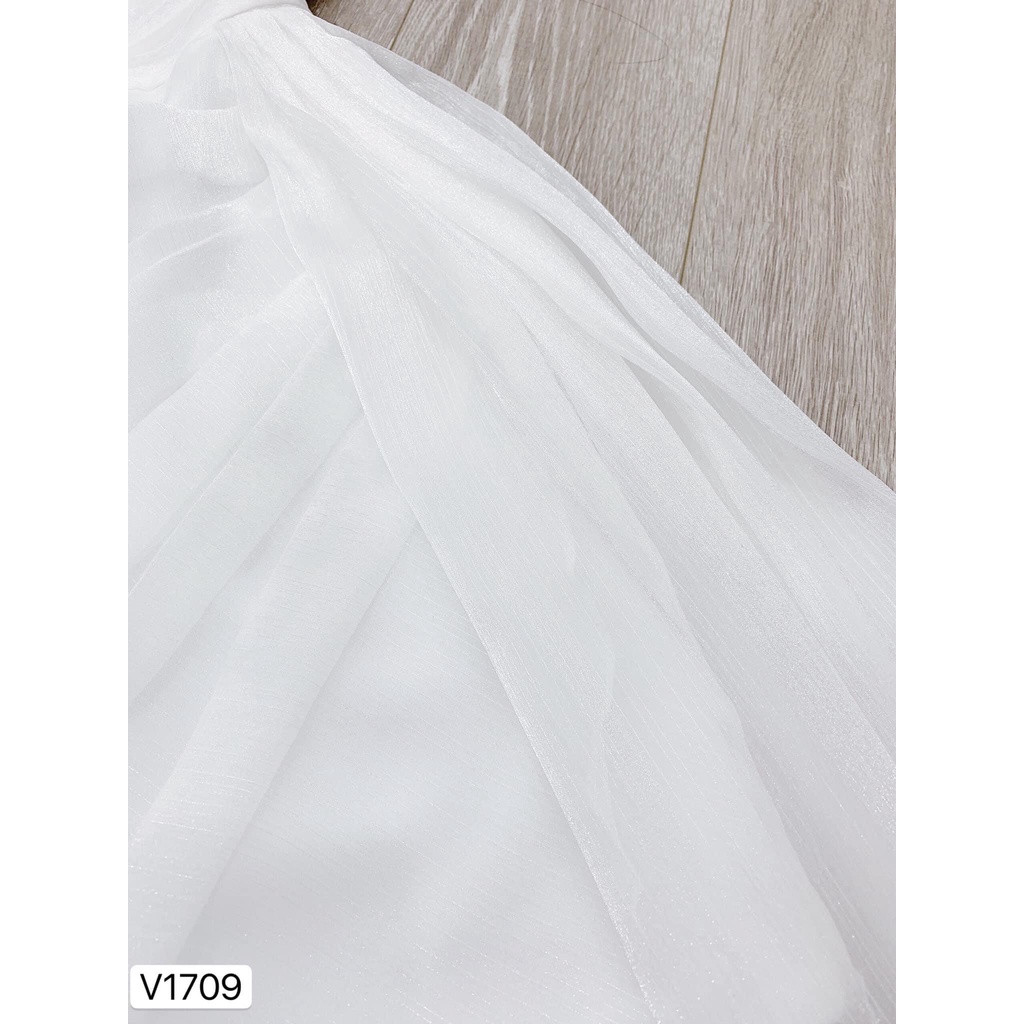 Váy trắng dự tiệc trễ vai V1709 - DOLCE VIVA COLLECTION