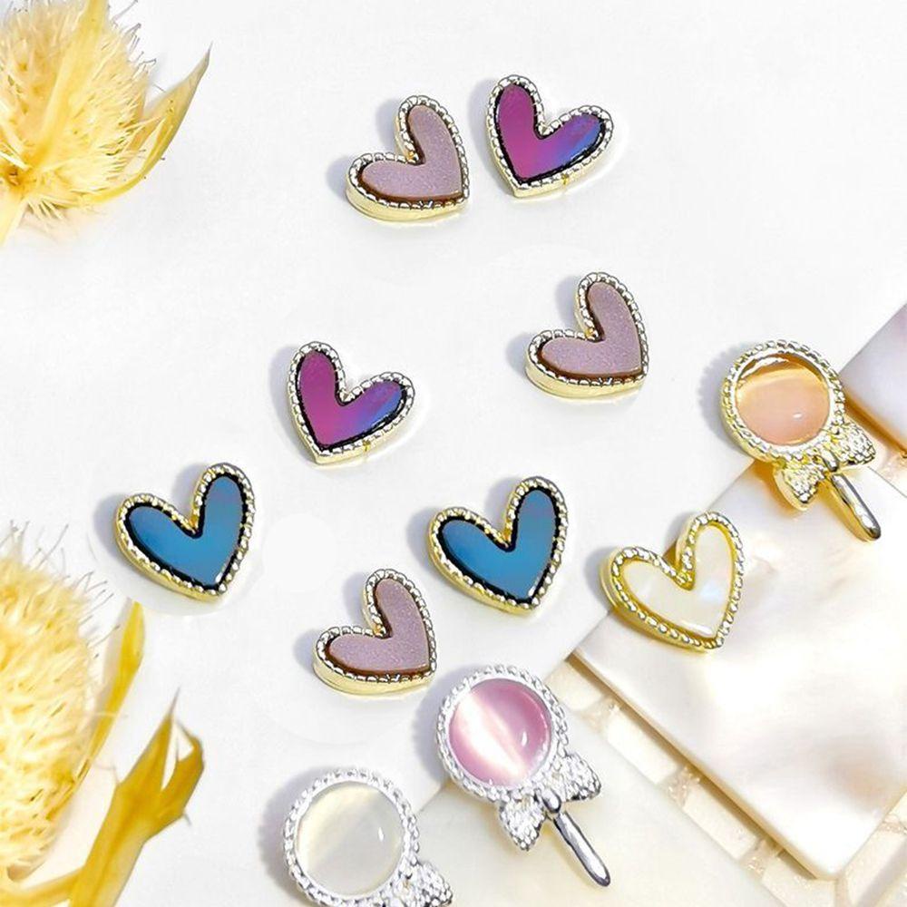 Móng Tay Giả|Phụ Kiện Trang Trí Móng Nghệ Thuật Tạo Hiệu Ứng 3D Hình Trái Tim DIY