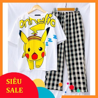 Set Bộ Nữ Đẹp 💟FREESHIP💟 Bộ Quần Áo Ngố Mặc Nhà Mẫu Mới 2020