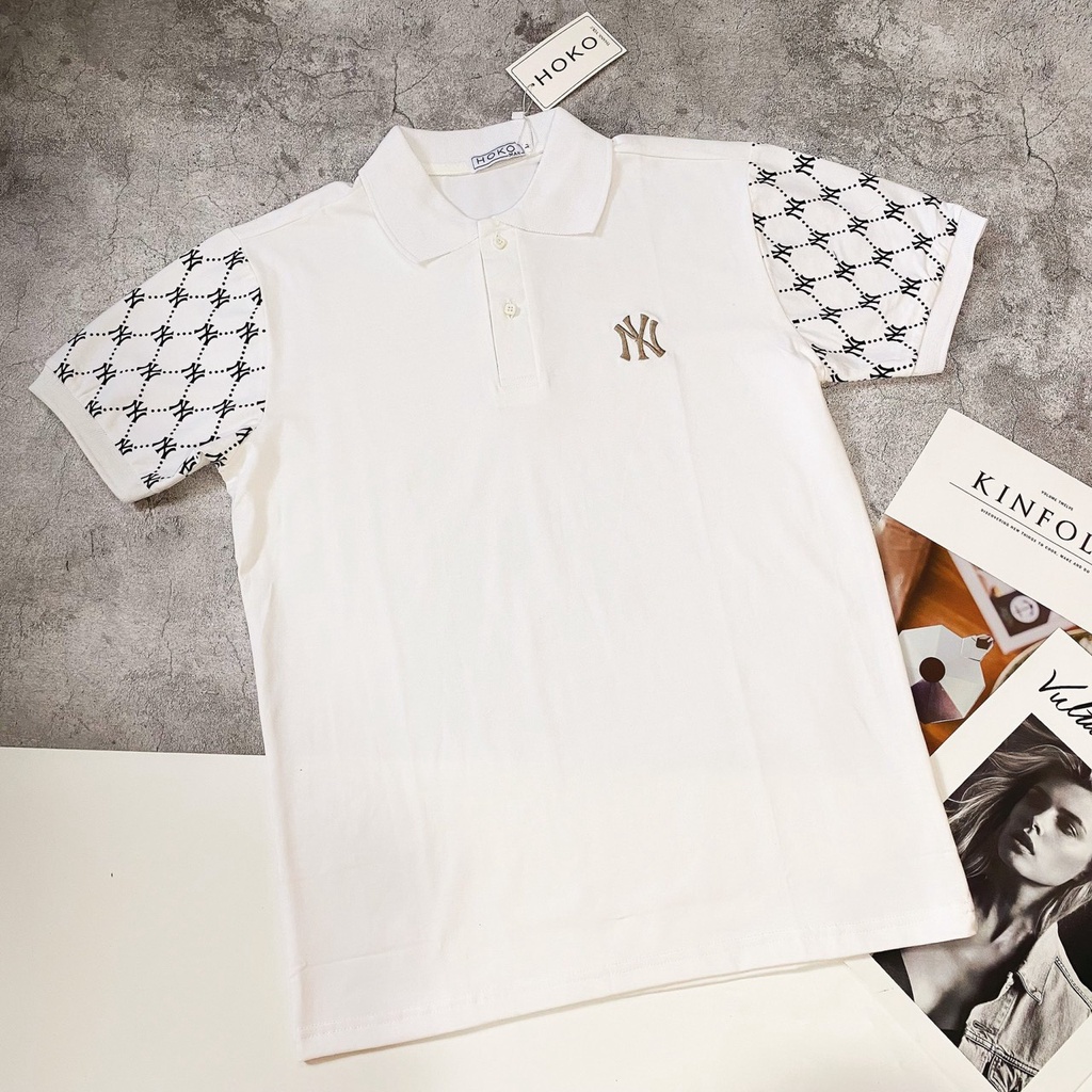 ÁO THUN POLO NAM NỮ HỌA TIẾT LOGO NY ĐƠN GIẢN NHƯNG SIÊU CHẤT