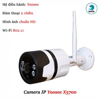 Camera IP Yoosee X5700 ngoài trời chống nước (Hồng Ngoại ban đêm siêu nét)