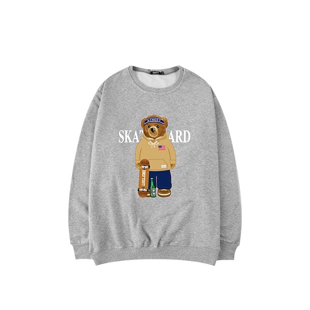 [SẴN]- Áo Sweater in hình gấu Unisex phong cách Ulzzang (ZH01)