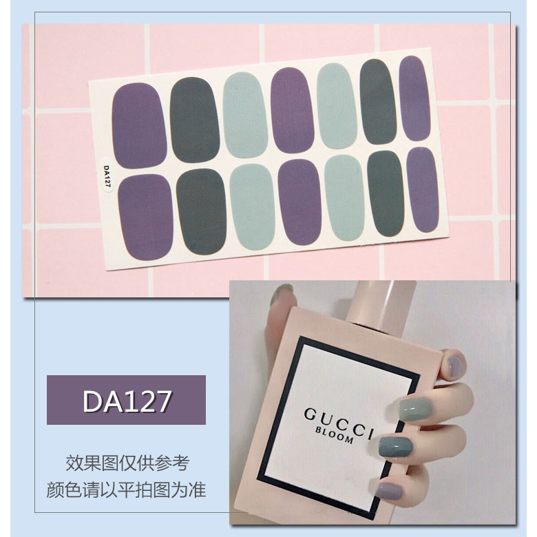 Bộ sticker dán móng tay trang trí 3D DA121 - DA140