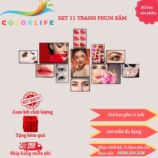 Trang trí phun xăm ảnh phun xăm siêu đẹp giá xưởng seolip3 ánh dương siêu bền bảo hành 2 năm