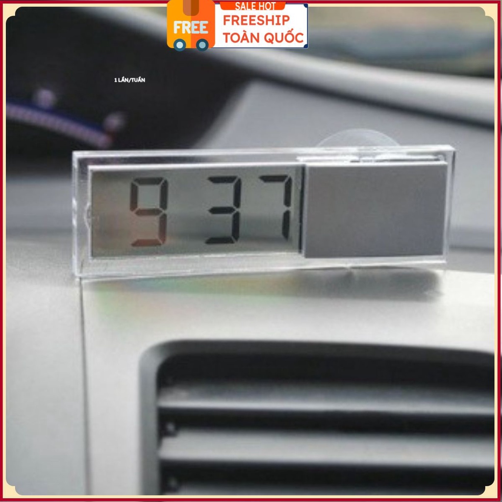 Đồng Hồ Điện Tử Gắn Kính USA Store (Bạc)