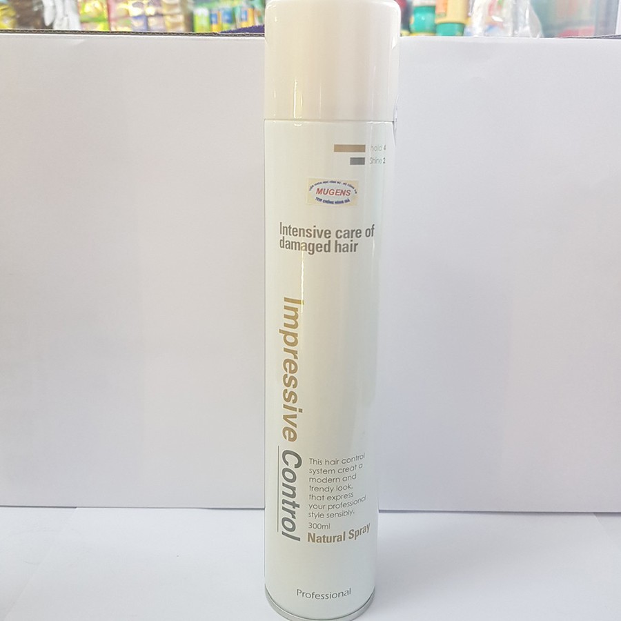 Gôm xịt tóc mềm Natural Spray chính hãng Hàn Quốc 300ml MN33