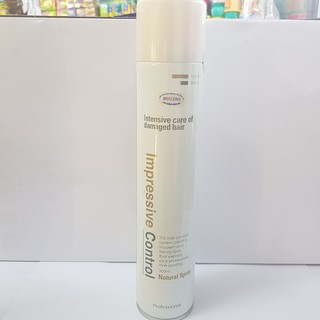  Gôm xịt tóc mềm Welcos Natural Spray tăng độ phồng giữ sóng xoăn bảo vệ màu cho tóc nhuộm MN33 