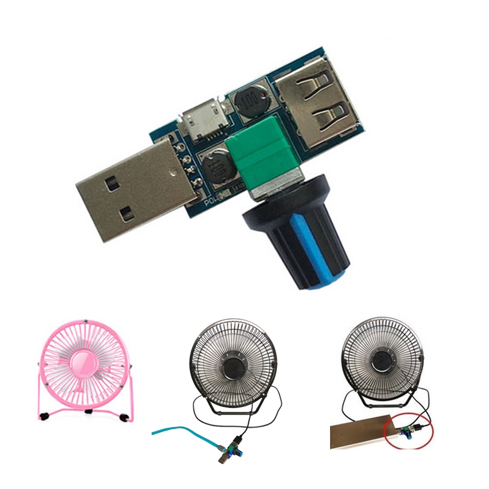 Mô đun điều chỉnh tốc độ quạt DIYMORE cổng USB 4-12V tiện dụng