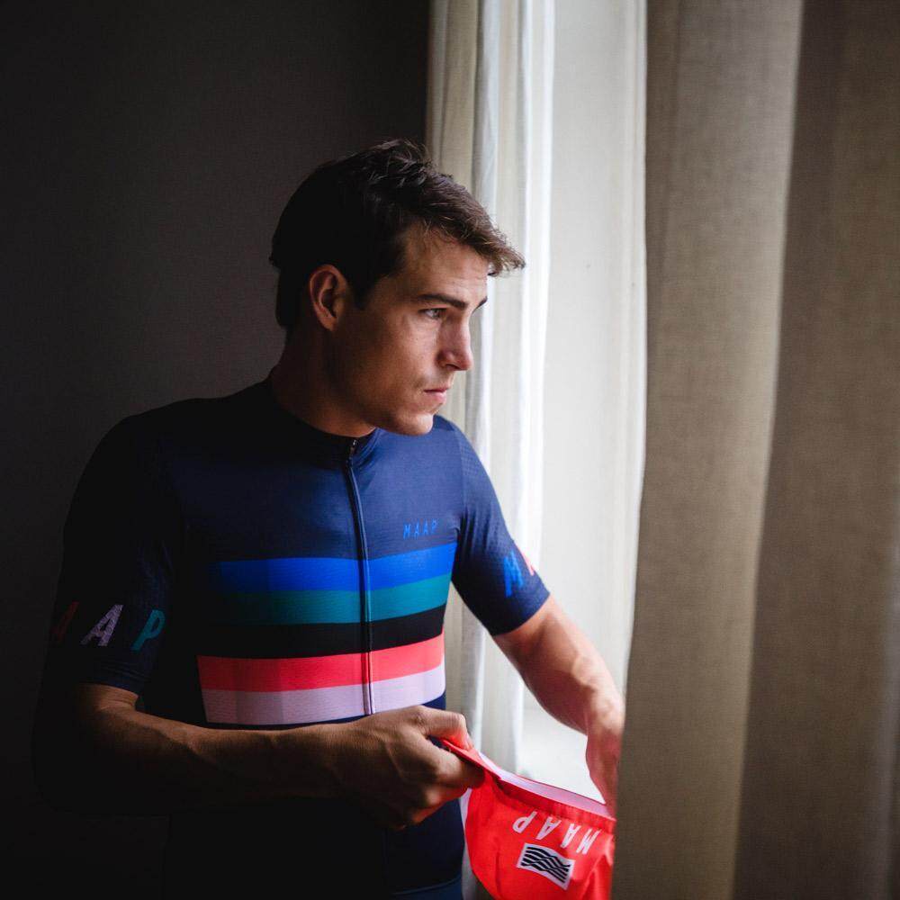 Bộ Đồ Thể Thao Xe Đạp/Xe Máy Tay Ngắn In Họa Tiết MAAP Worlds Pro Hex Thời Trang Cho Nam