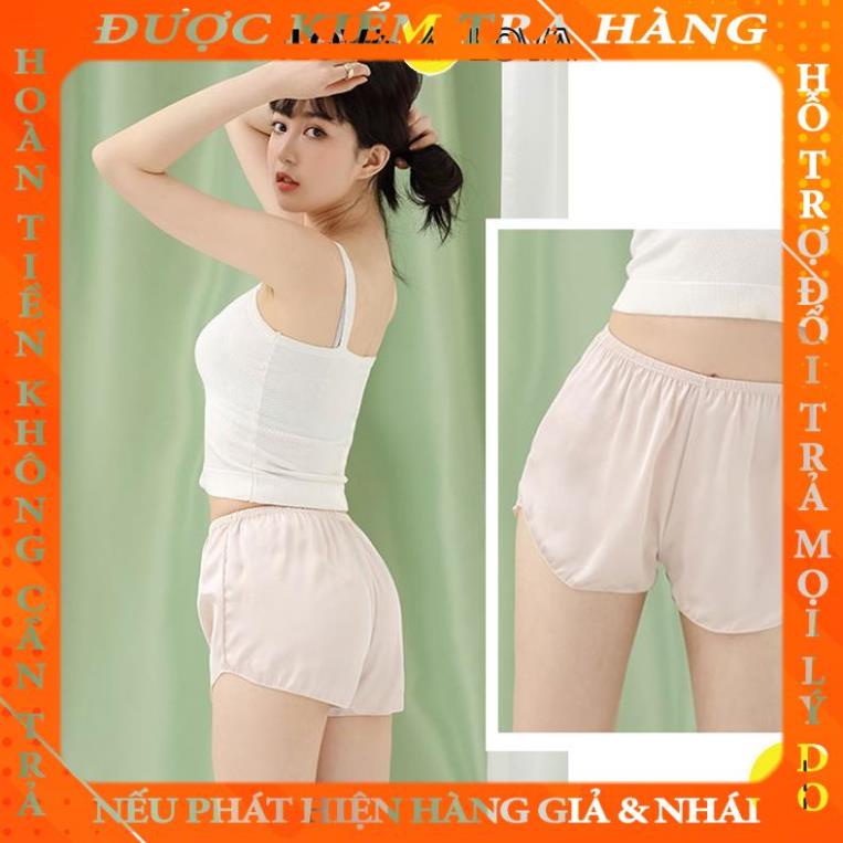 Quần đùi nữ mặc nhà lụa satin cao cấp 4LOVA mềm mại, quyến rũ phaman