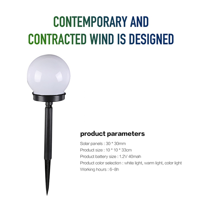 Đèn Led Năng Lượng Mặt Trời Chống Thấm Nước Dành Cho Lối Đi Sân Vườn