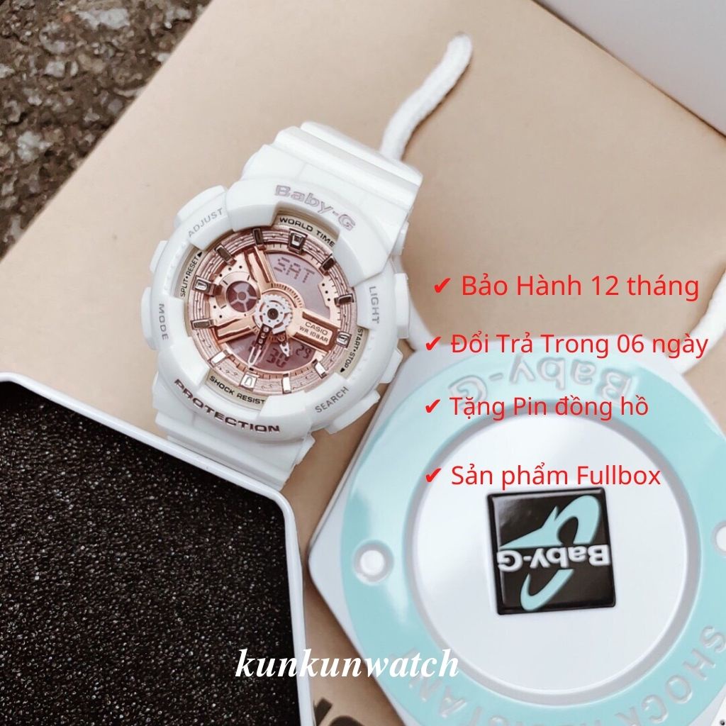 Đồng Hồ Nữ CASIO BABY-GBA-110-1A-03 Fullbox