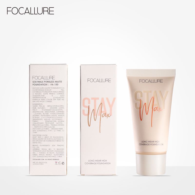 FA150 Kem Nền Focallure Che Khuyết Điểm Lâu Trôi Suốt 24 Giờ 20g