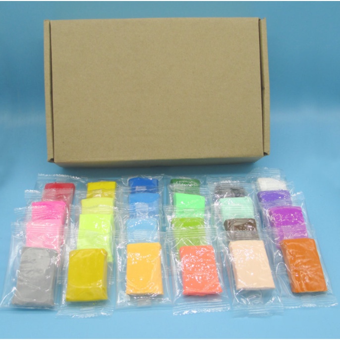 Đất Sét Nung Polymer Plastic Hộp 24 Màu