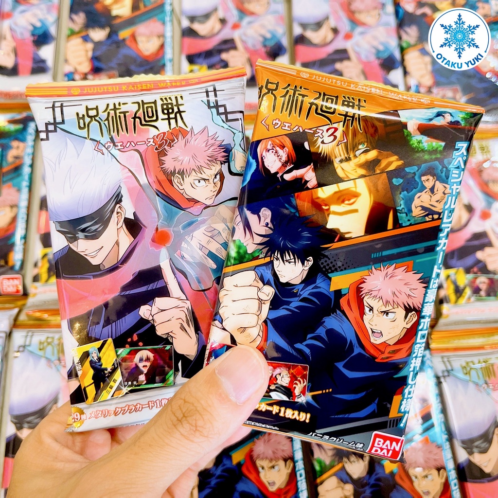 Gói Thẻ Nhân Phẩm Jujutsu Kaisen Vol 3 - Bánh Xốp Kèm Card (Vol 3)