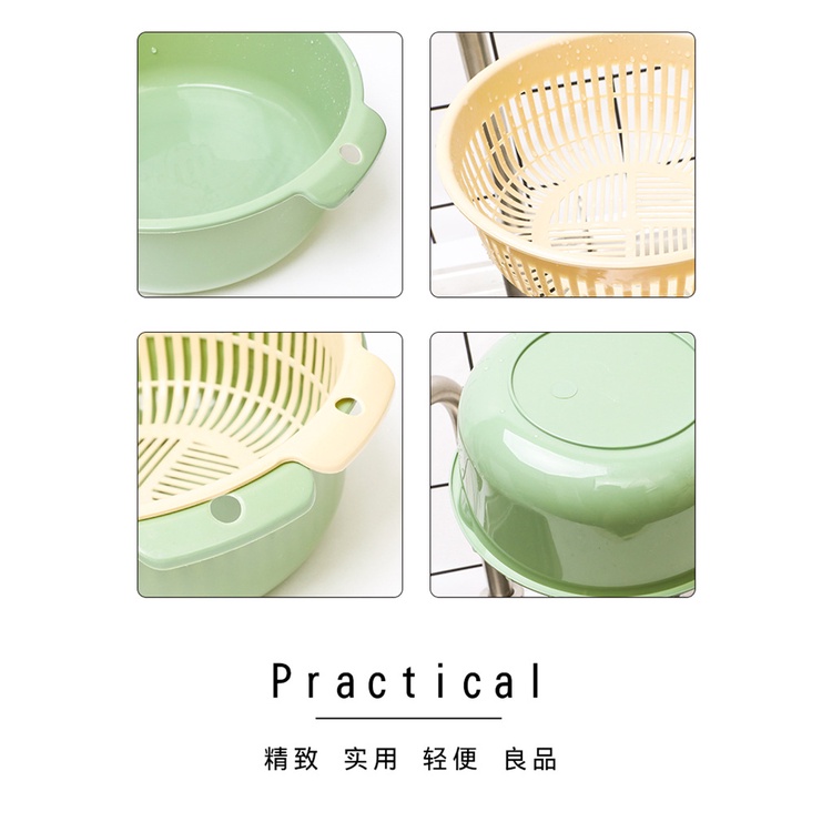 Bộ Thau Rổ Nhựa Cao Cấp - Nhựa Cao Cấp Chắc Chắn Sang Trọng, Gọn Gàng, An Toàn Cho Sức Khoẻ DANA