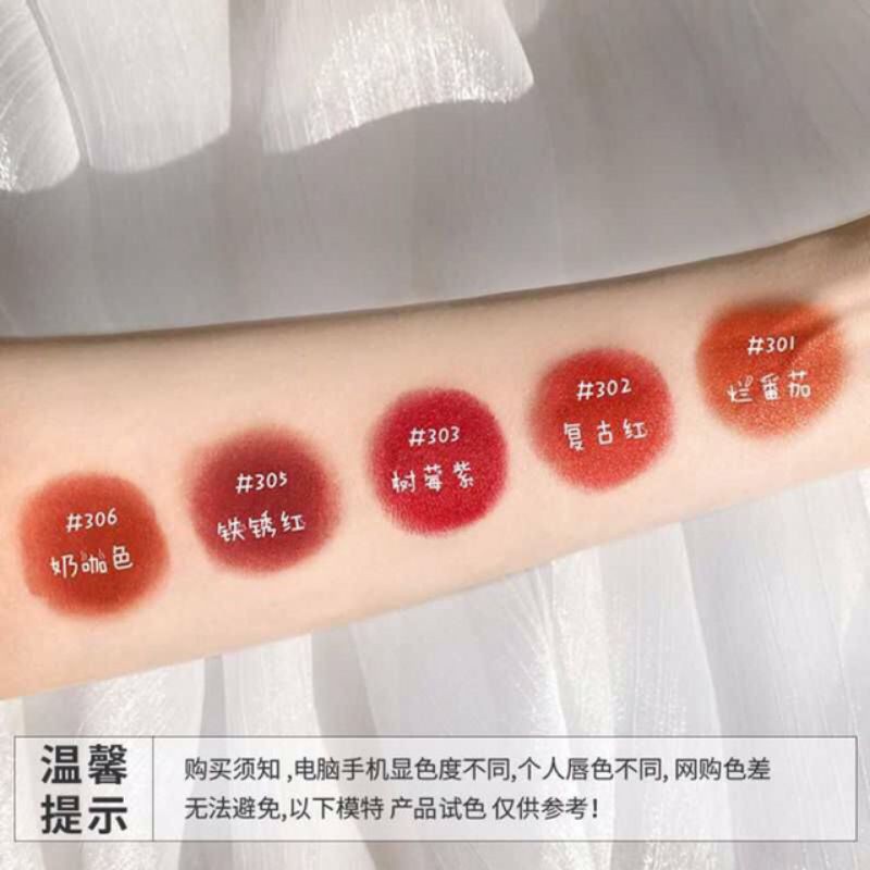 Set 5 Son Kem Lì DAISHIAO MATTE[vỏ đen] | Thế Giới Skin Care