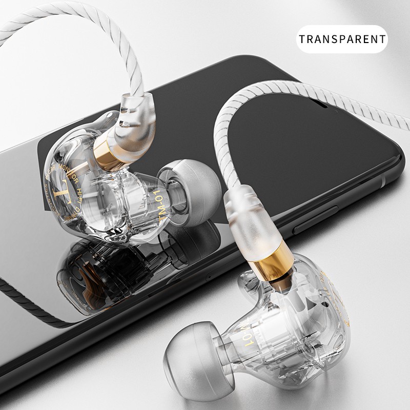 Tai nghe nhét tai có dây SPRISE Tm01 giắc cắm 3.5mm có micro