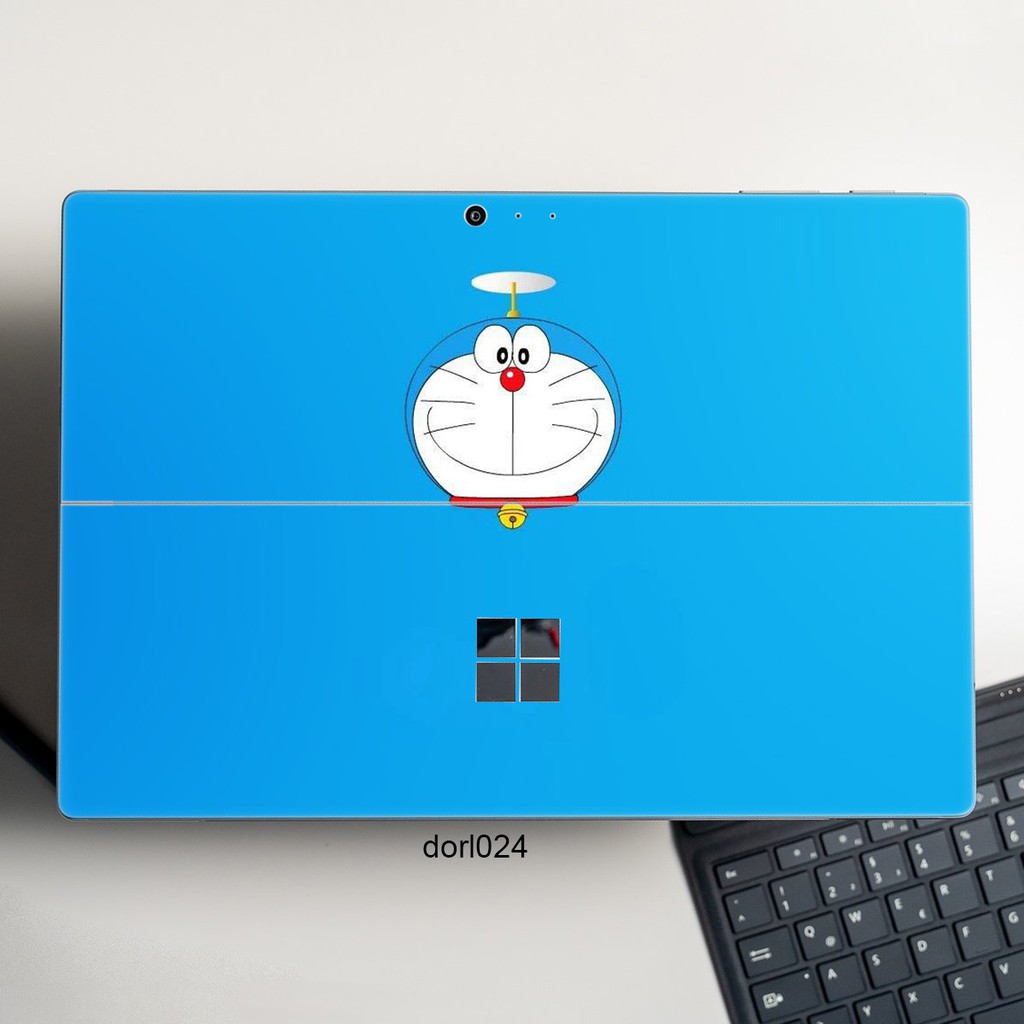 Skin dán hình Doraemon cho Surface Go, Pro 2, Pro 3, Pro 4, Pro 5, Pro 6, Pro 7, Pro X