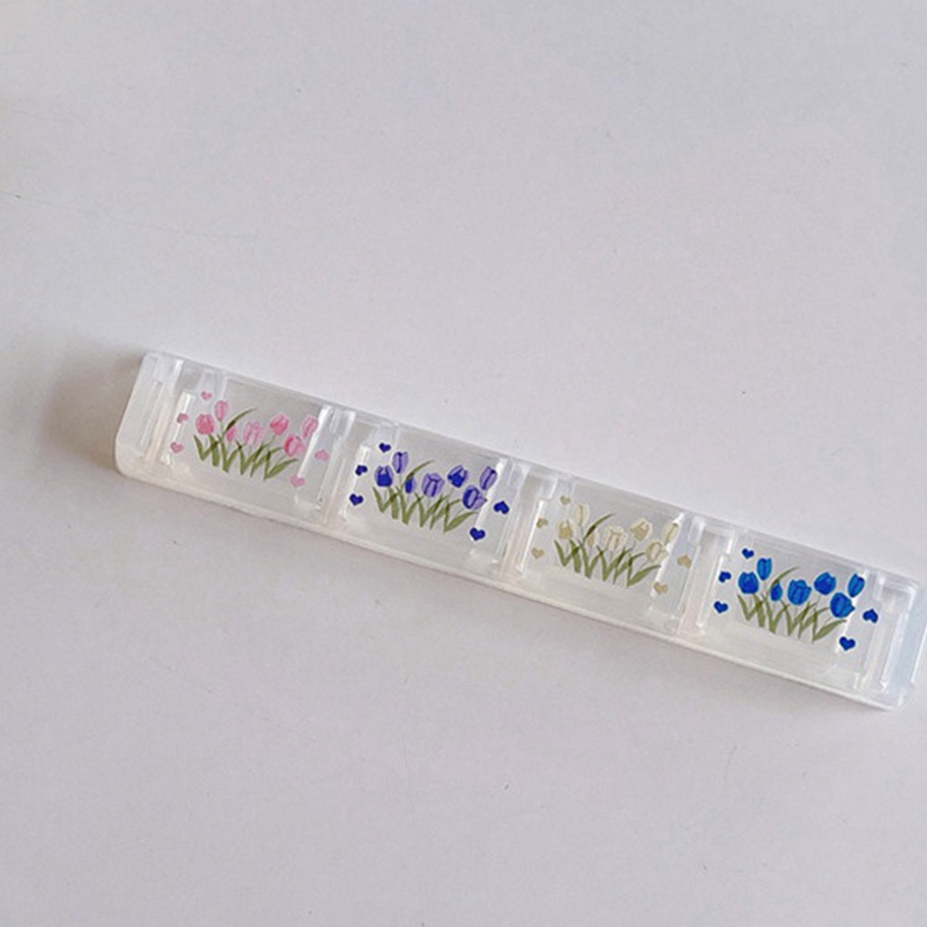 Kẹp Giữ Dây Cáp Sạc Để Bàn 1 Đầu 4 Dây Hình Động Vật Hoạt Hình Đáng Yêu