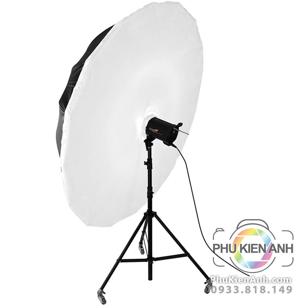 Dù phản trắng, phản bạc 16 cạnh 150cm, 180cm kèm vải softbox lọc sáng