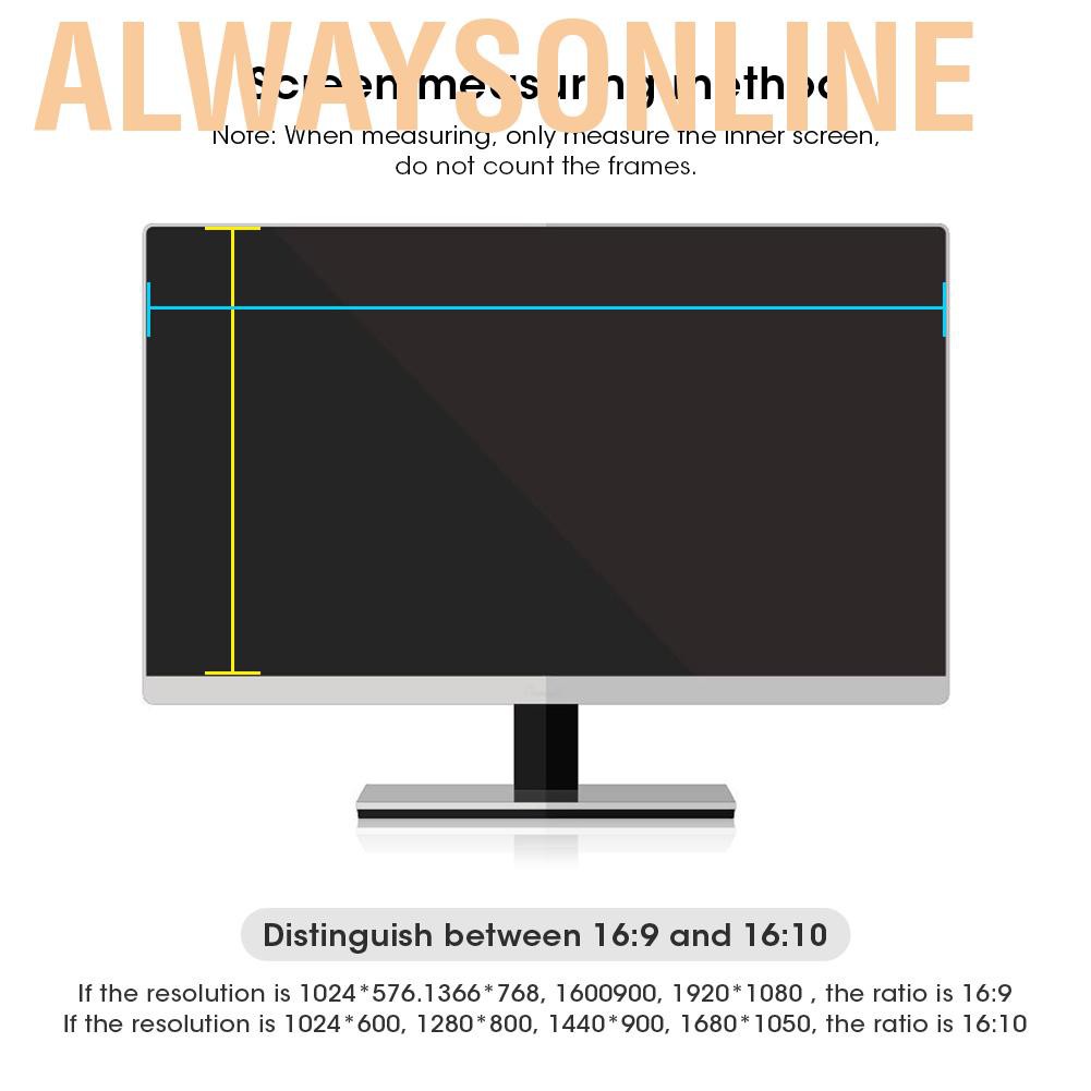 Kính Cường Lực Chống Nhìn Trộm 21.5in 16: 10