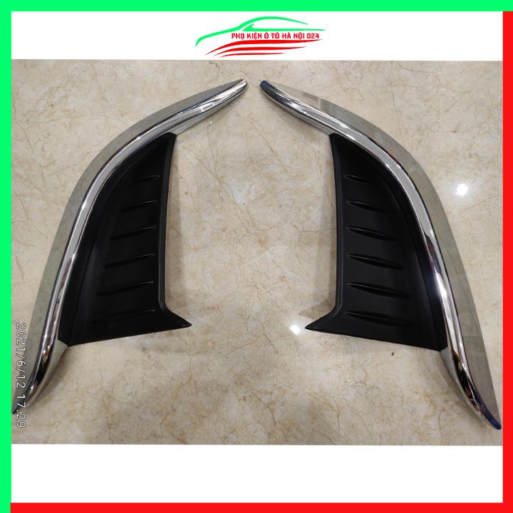 Ốp viền đèn gầm trước Cross 2020-2022 mạ Crom chống trầy trang trí làm đẹp xe