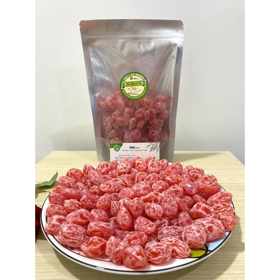 Ô Mai Đào Hồng Bao Tử Xí Muội Đào Giòn Đặc Sản Lào Cai -  Túi 100g/250g