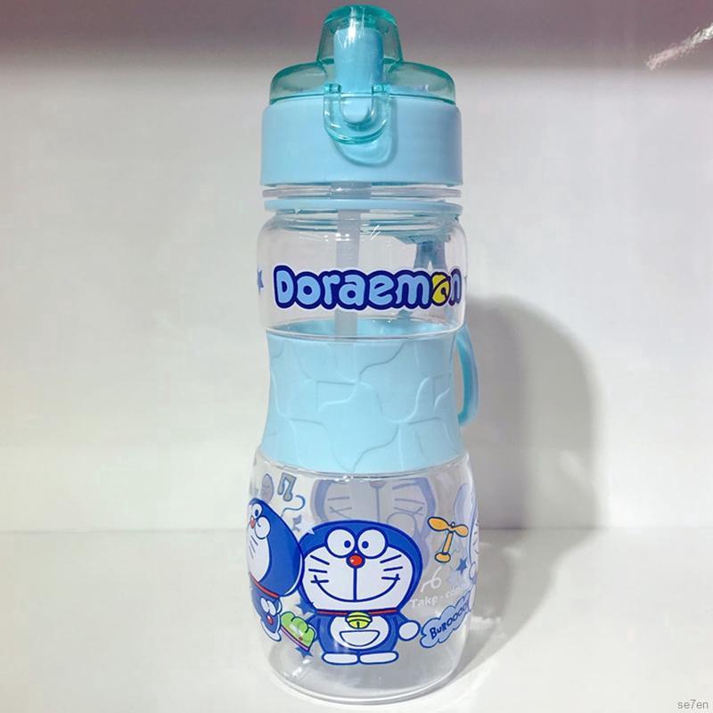 Bình Nước Có Ống Hút Họa Tiết Hoạt Hình Cho Bé Se7En
