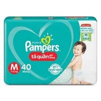 BỈM – TÃ QUẦN PAMPERS SIZE M - 60 MIẾNG( CHO BÉ TỪ 7-12 KG)