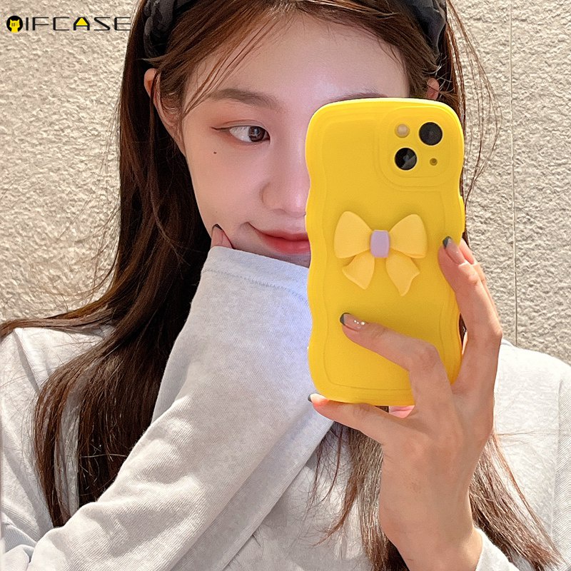 Ốp Điện Thoại Silicone Mềm Chống Sốc Màu Nhám Đính Nơ / Gợn Sóng Đơn Giản Cho OPPO Reno 8 Pro 7 5 Pro 6 5G
