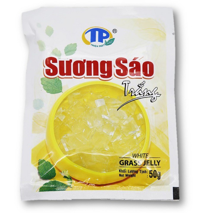 (FREE SHIP EXTRA) Bột Sương Sáo Trắng White Grass Jelly Thuận Phát Gói 50gr