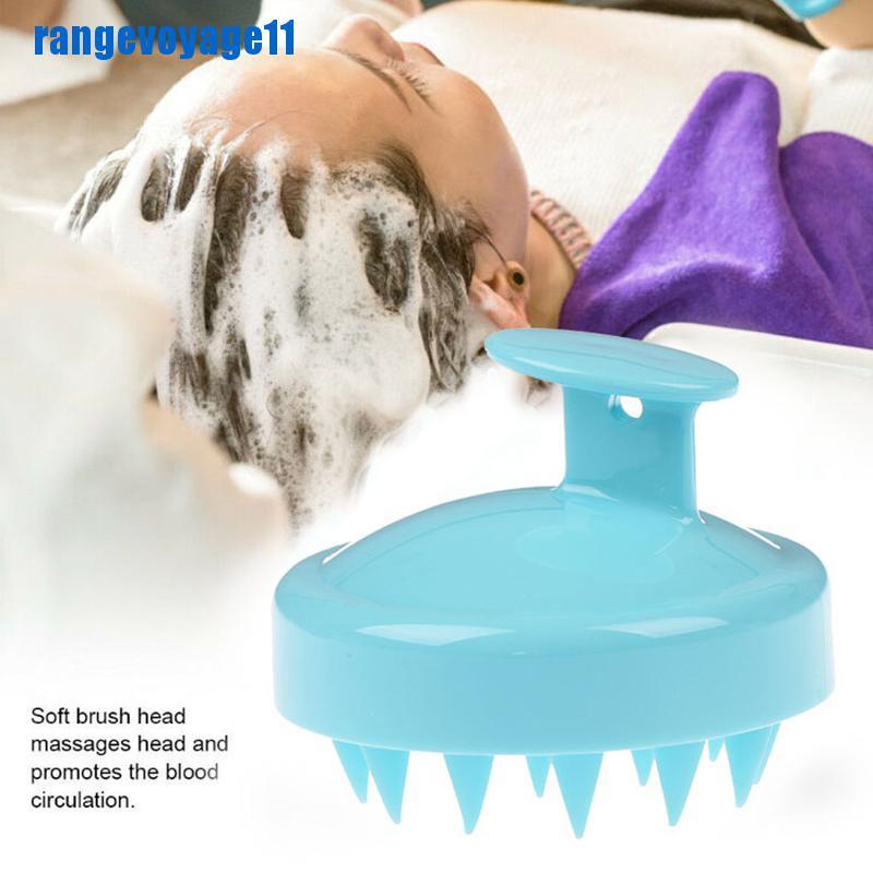 Dầu Gội Đầu Mát Xa Da Đầu Bằng Silicone Tiện Dụng