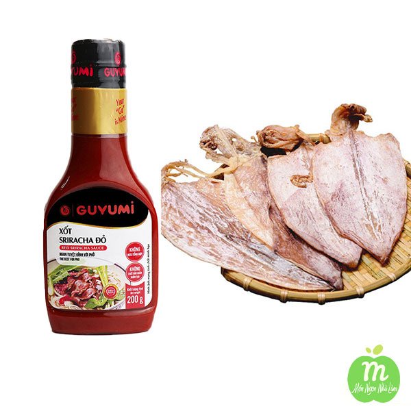 Xốt Sriracha Vị Cay Nồng Guyumi 200G - Xốt chấm Hảo Hạng