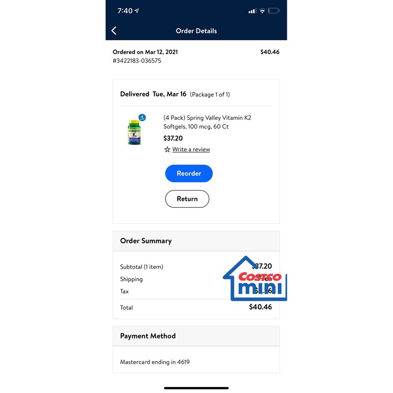 Vitamin K2 Spring valley | Thế Giới Skin Care