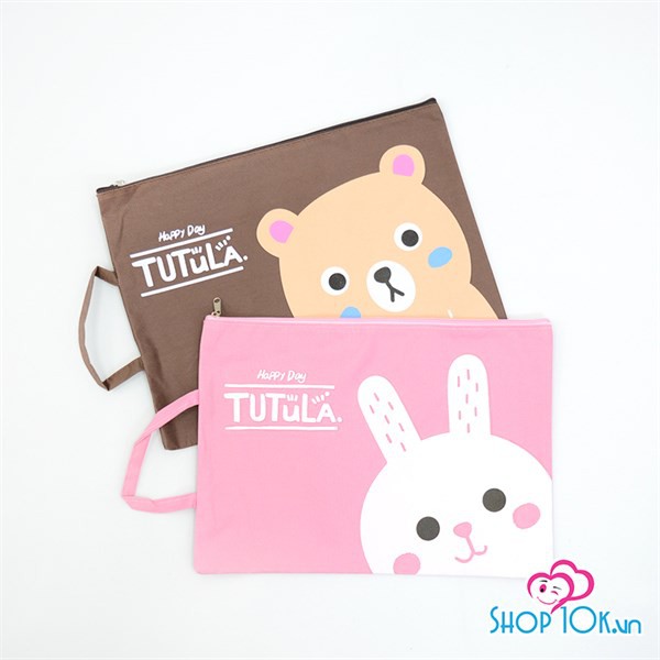 Túi cầm tay in hình cartoon cá tính nhiều mẫu xinh xắn (Cái)