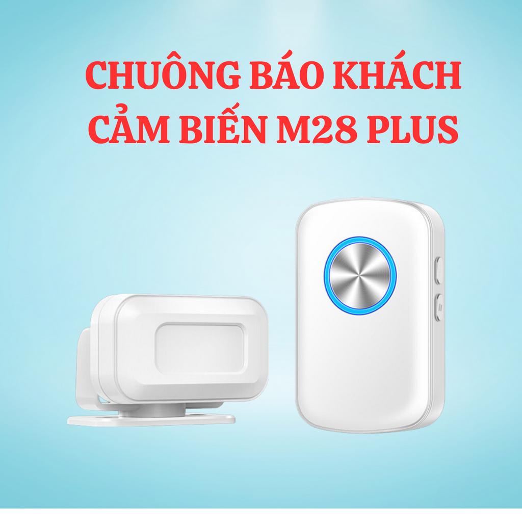 Chuông báo khách hồng ngoại không dây cao cấp Cacazi M28 Plus.