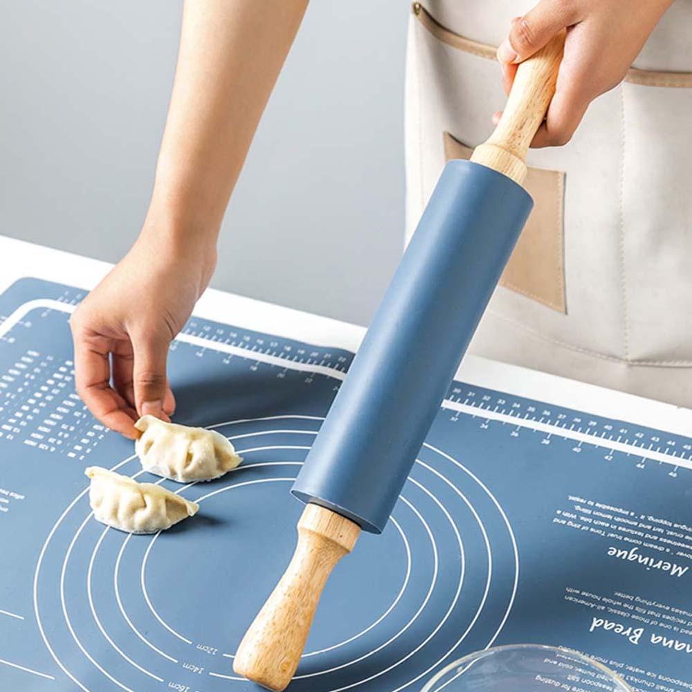 MOCHO Cây Lăn Bột Làm Bánh Bằng Silicone